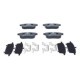 Set placute frana Spate ATE cu suplimente tampon amortizare pentru LINCOLN MKX MAZDA CX-7 CX-9 2.2D-3.7 06.06