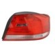 Stopuri spate LED dreapta pentru BMW 3 E92 E93 Cabriolet 2007-2010, sticlă roșie, indicator transparent/galben, cu suport bec