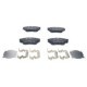 Set placute frana ceramica fata ATE pentru CHEVROLET MALIBU, OPEL INSIGNIA A, RENAULT KANGOO, SAAB 9-5, dimensiuni 59.7mm x 131.3mm x 19.1mm