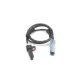 Senzor turatie roata ABS Spate Dreapta/Stanga BOSCH pentru BMW 5 (E39) 2.0-4.4 09.95-06.03, lungime cablu 900 mm, 2 pini