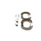 Set saboti frana BOSCH pentru NISSAN MICRA C+C III, MICRA III, NOTE; RENAULT CLIO III, CLIO III/HATCHBACK, MODUS 1.0-2.0 01.03-