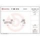 Set montaj etriere frana BREMBO Jugul etrierului Spate Dreapta/Stanga MERCEDES VITO TOURER (W447) 1.6D/2.2D 10.14-