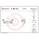 Set montaj etriere frana BREMBO Jugul etrierului Spate Dreapta/Stanga MERCEDES SPRINTER 3,5-T 2.2D/3.0D 02.18-12.21 Latime 20.0 mm