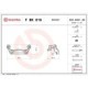 Set montaj etriere frana BREMBO Jugul etrierului Spate Dreapta/Stanga pentru MERCEDES SPRINTER 2.2D/3.0D/Electric 02.18-12.23