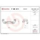 Set montaj etriere frana BREMBO Jugul etrierului fata dreapta/stanga pentru MERCEDES V (W447), VITO MIXTO, VITO TOURER, VITO 1.6D/2.2D
