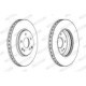 Disc frana FERODO set 2 buc. fata dreapta/stanga 300 mm 46.5 mm 28 mm pentru MERCEDES C (CL203) CLK (A208)