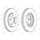 Disc frana FERODO set discuri (2 buc.) fata dreapta/stanga 296.0 mm diametru exterior 51.0 mm inaltime 30.0 mm grosime 67.3 mm diametru gaura