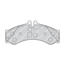 Set placute frana,frana disc FERODO