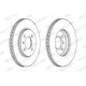 Disc frana FERODO set 2 buc. Fata Dreapta/Stanga pentru BMW 3 (E30), Z1 1.6-2.7, Diametru exterior 260 mm, Inaltime 35.1 mm, Grosime 22 mm
