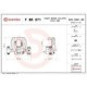 Etrier frana BREMBO spate pentru MERCEDES SPRINTER 3,5-T 2.2D/Electric 02.18-12.23, diametru disc 298.0 mm, grosime 18.0 mm