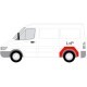 Aripa interioara BLIC Trusa reparatie aparare Spate Dreapta/Stanga MERCEDES SPRINTER 2-T 3-T 4-T 5-T VW LT 28-35 II -12.05
