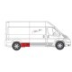 Aripa interioara BLIC pentru CITROEN JUMPER, FIAT DUCATO, PEUGEOT BOXER, spate dreapta, model mediu, cu gaura pentru lumina de semnalizare