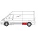 Aripa interioara BLIC spate stanga pentru CITROEN JUMPER, FIAT DUCATO, PEUGEOT BOXER 04.06-08.14 cu gaura pentru lumina de semnalizare