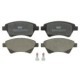 Set placute frana fata FERODO pentru RENAULT GRAND SCENIC II, KANGOO, MEGANE II, dimensiuni 59.5mm x 137.0mm x 18.15mm