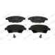 Set placute frana fata FERODO pentru RENAULT GRAND SCENIC II, KANGOO, MEGANE II, dimensiuni 59.5mm x 137.0mm x 18.15mm
