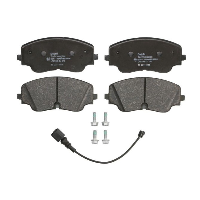 Set placute frana,frana disc DELPHI