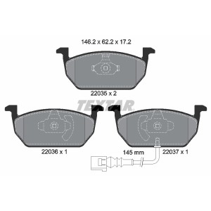 Set placute frana,frana disc TEXTAR