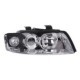 Far DEPO Lampa frontala Dreapta H7/H7 electric fara motoras transparent AUDI A4 B6 01.01-12.04