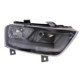 Far DEPO Lampa frontala Dreapta H7 PWY24W W21W electric cu motor culoare insert negru AUDI Q3 06.11-01.15