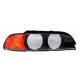 Lentila far TYC sticla far drept BMW 5 (E39) 11.95-05.04 semnalizator portocaliu cu garnitura
