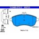 Set placute frana fata ATE pentru MERCEDES C (C204), C T-MODEL (S204), C (W204), E (A207), E (C207) 71.5mm x 146.0mm x 20.3mm