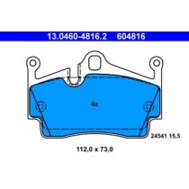 Set placute frana,frana disc ATE