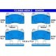 Set placute frana fata ATE pentru ALFA ROMEO GIULIETTA 1.4-2.0D 04.10-12.20, inaltime 77.2mm, latime 131.8mm, grosime 16.3mm