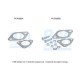Set montare sistem esapament BM CATALYSTS pentru FIAT SEICENTO / 600 0.9 11.97-12.08