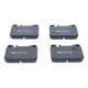 Set placute frana fata ATE pentru MERCEDES 123 (C123), 123 T-MODEL (S123), 123 (W123), /8 (W114), /8 (W115), S (W116), SL (R107), UNIMOG