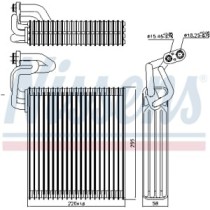 Evaporator,aer conditionat NISSENS