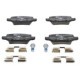 Set placute frana ATE ceramica spate MERCEDES A (W169), B SPORTS TOURER (W245) 1.5-2.0D 09.04-06.12 41.3mm x 95.7mm x 14.6mm