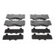 Set placute frana fata ATE pentru LEXUS LX, TOYOTA LAND CRUISER, LAND CRUISER 200, LAND CRUISER PRADO, SEQUOIA, TUNDRA 83.3mm x 143.7mm x 17.9mm