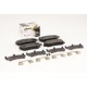 Set plăcuțe frână față (caliper cu piston simplu), compatibile JEEP CHEROKEE 2.0-3.2 11.13, dimensiuni 141.8x60.9x21.1 mm