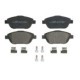 Set plăcuțe frână față, compatibile cu DS DS 3, CITROEN C3, C4 CACTUS, PEUGEOT 2008, dimensiuni 136.9x59.2x18 mm