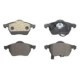 Set plăcuțe frână față cu senzor uzură integrat, compatibil AUDI A4 B5 B6 B7 A6 C4 C5 C6, SEAT EXEO, SKODA SUPERB I, VW PASSAT B5