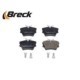 Set plăcuțe frână spate BRECK pentru VW TRANSPORTER T4 1.9D-2.8 07.90-06.03, dimensiuni 94.8 mm x 57.2 mm x 17.2 mm