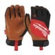 Manusi protective reutilizabile din piele hibrida, marime 9/L, 1 pereche, protectia mainilor MILWAUKEE