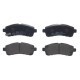 Set placute frana fata BREMBO pentru MAZDA 2 1.3-1.6D 07.07-06.15, inaltime 48.0 mm, latime 126.0 mm, grosime 15.0 mm