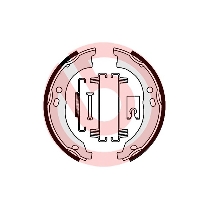 Set saboti frana, frana de mana BREMBO