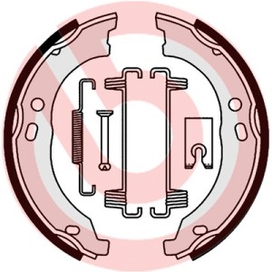 Set saboti frana, frana de mana BREMBO