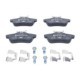 Set placute frana Spate cu suplimente suruburi ghidare etrier CITROEN JUMPY II FIAT SCUDO PEUGEOT 405 I EXPERT EXPERT TEPEE 1.4-2.0D