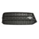 Grila ventilatie bara protectie BLIC Acoperire bara fata Fata Dreapta plastic negru AUDI A1 05.10-10.18 05.10-12.14