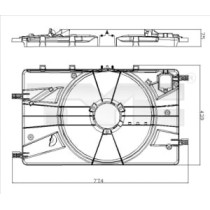 Suport, ventilator TYC