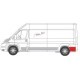 Aripa interioara BLIC reparatie spate stanga pentru CITROEN JUMPER, FIAT DUCATO, PEUGEOT BOXER 04.06-08.14 cu gaura lumina de avarie