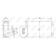 Schimbator caldura incalzire habitaclu NRF pentru VW CALIFORNIA T4 CAMPER TRANSPORTER T4 1.8-2.8 07.90-06.03, dimensiuni 157x232x42 mm
