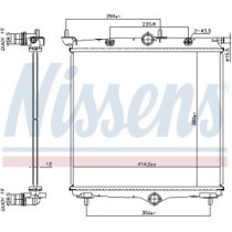 Radiator, racire motor NISSENS