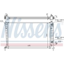 Radiator, racire motor NISSENS