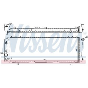 Radiator, racire motor NISSENS