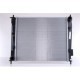 Radiator racire motor NISSENS KIA SOUL I 1.6D inaltime 480 mm latime 415 mm grosime 16 mm