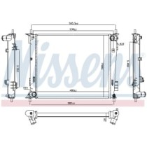 Radiator, racire motor NISSENS